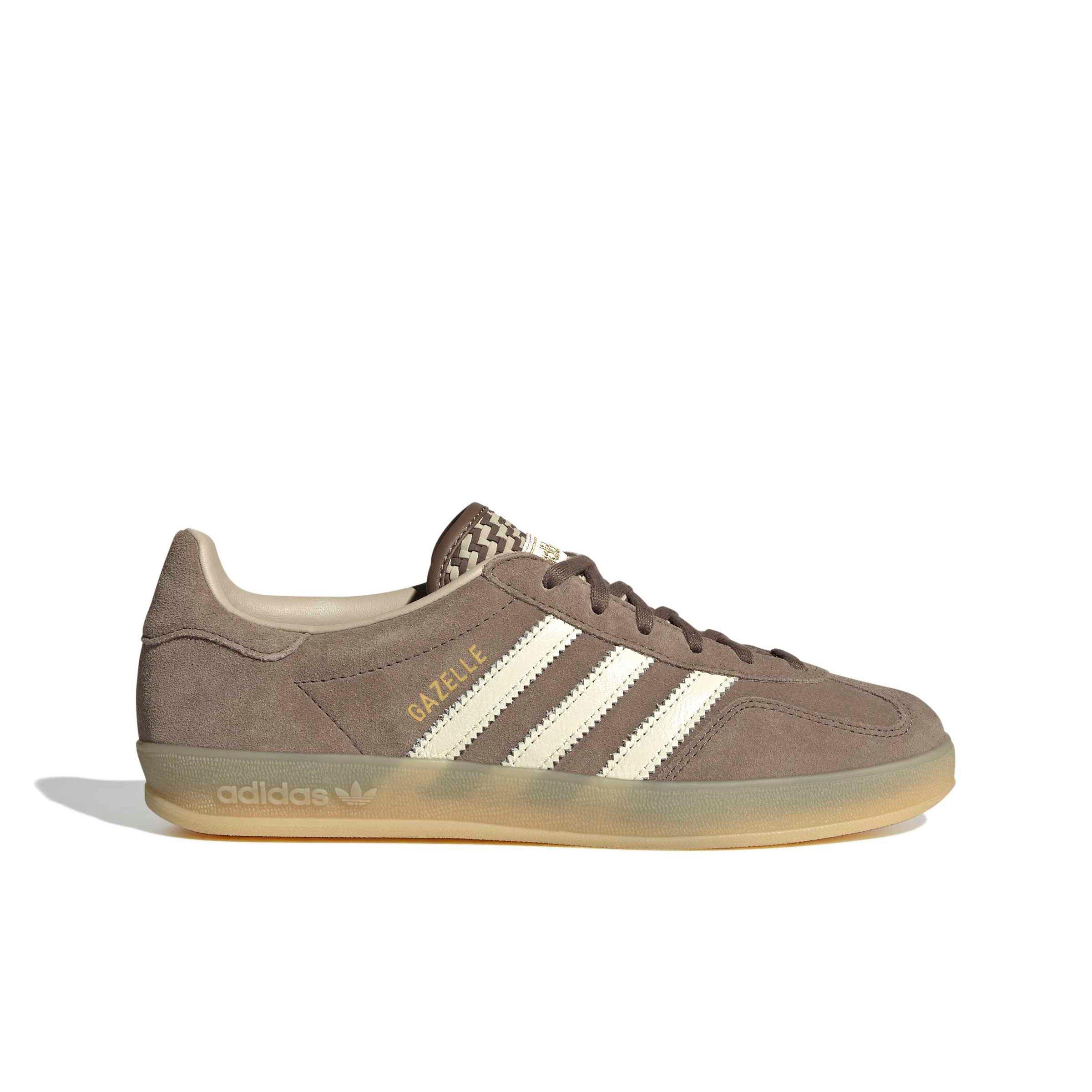 adidas Originals Gazelle Indoor "Earth Strata/Off White/Khaki Three" Women's Shoe - EARTH/OFF WHITE/KHAKI